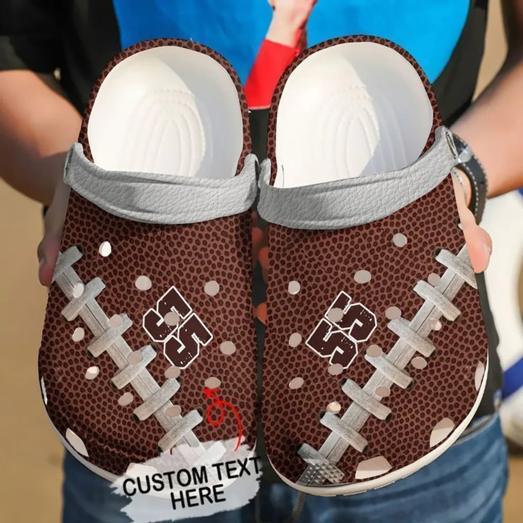 Football Personalized Lovers Crocs Classic Clogs