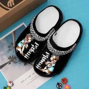 For Pitbull Lover Camo Rubber Crocs Clog