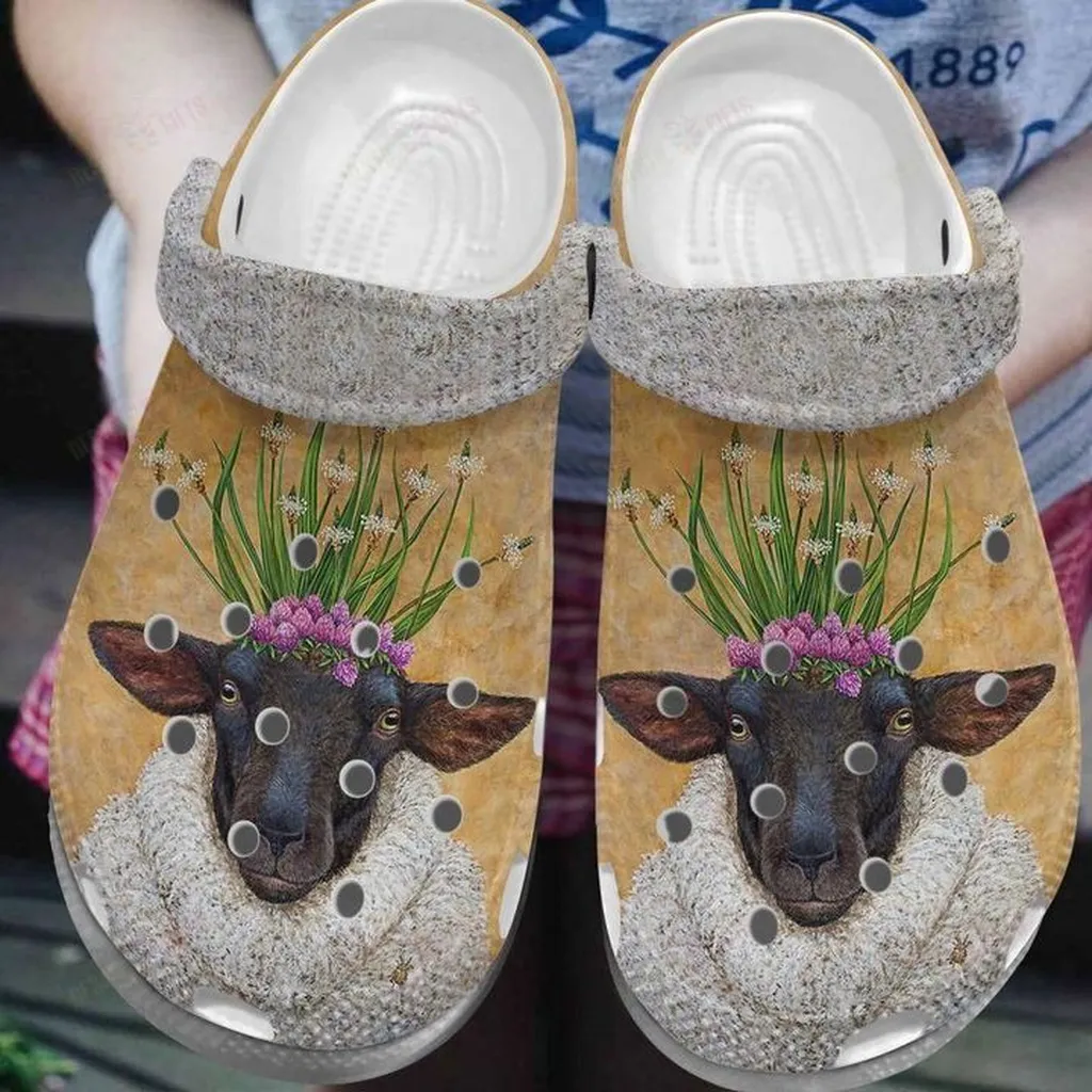 For Sheep Lovers Crocs Classic Clogs