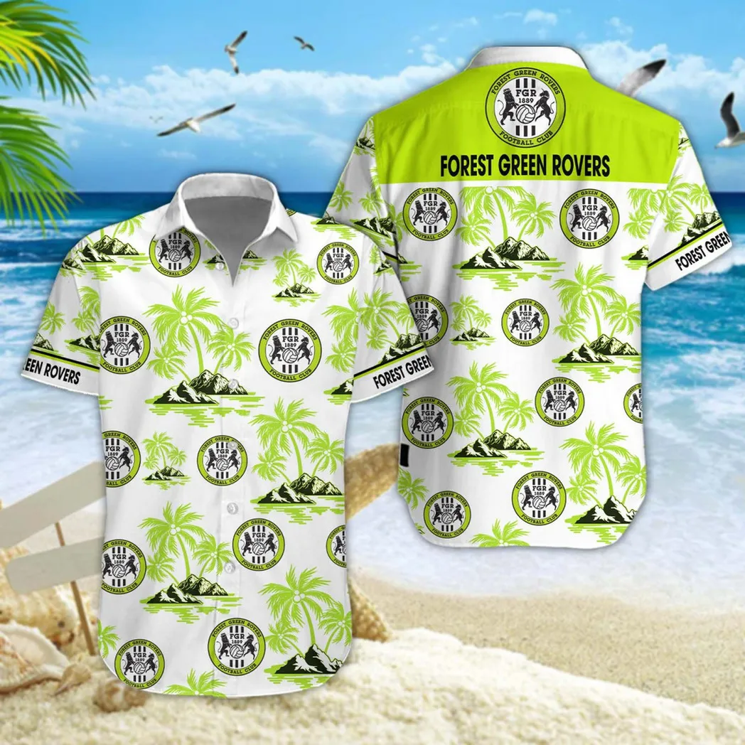 Forest Green Rovers Hawaiian Shirt Style Classic Oversized Hawaiian