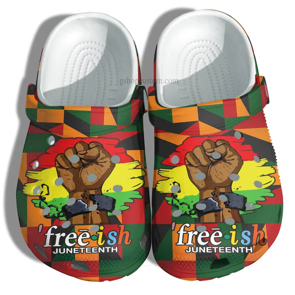 Freeish Juneteenth Africa Culture Crocs