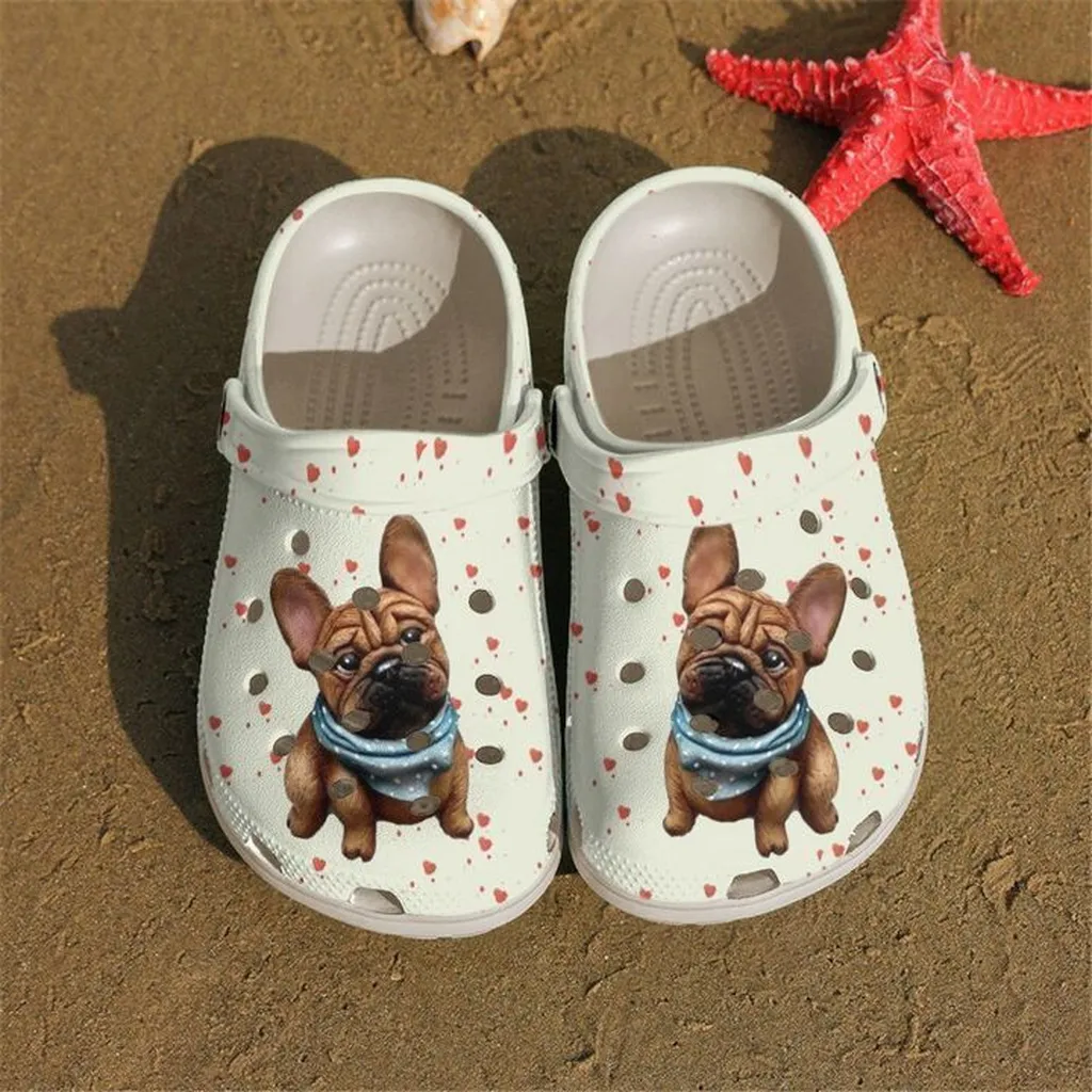 Frenchie Lovely Crocs Clog