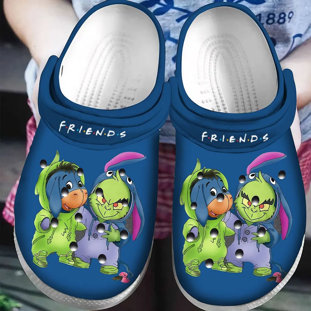 Friends Grinch And Eeyore Crocs Classic Clogs