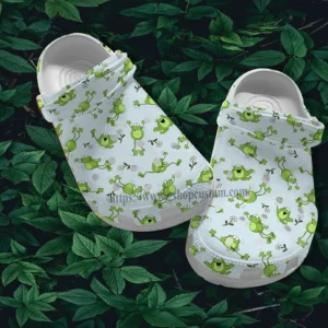 Frog Funny Pattern Croc