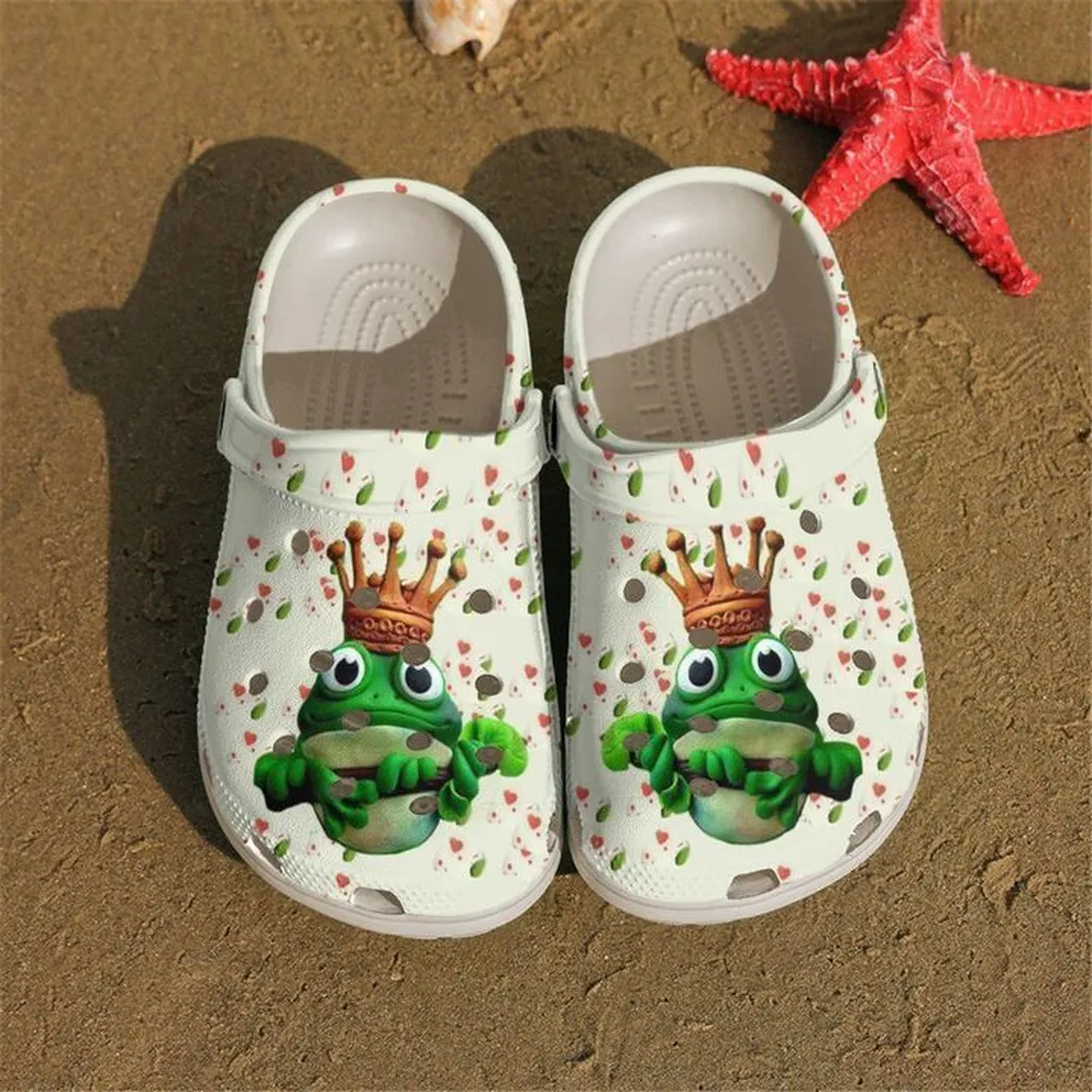 Frog Lovely King Crocs Clog