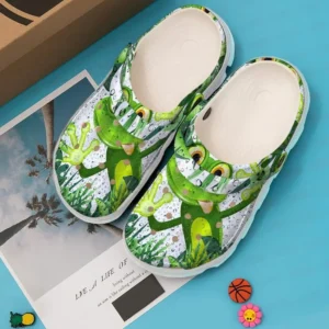 Frog Tropical 102 Gift For Lover Rubber Crocs Clog