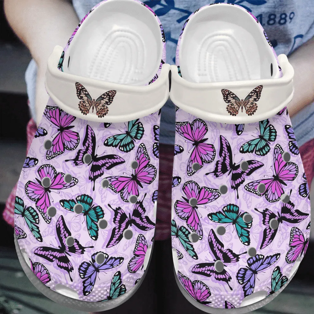 Full Of Butterflies Crocs