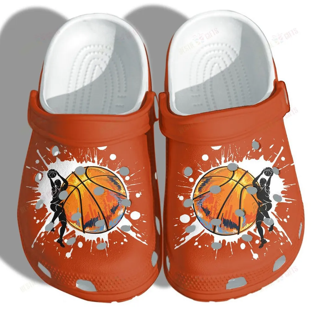 Funny Basketball Crocs Classic Clogs