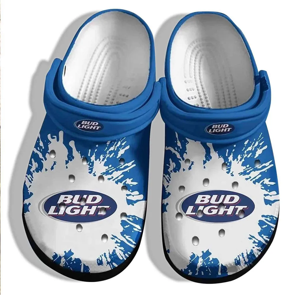 Funny Bud Light Cool Beer Drinking Crocs Crocband Clog