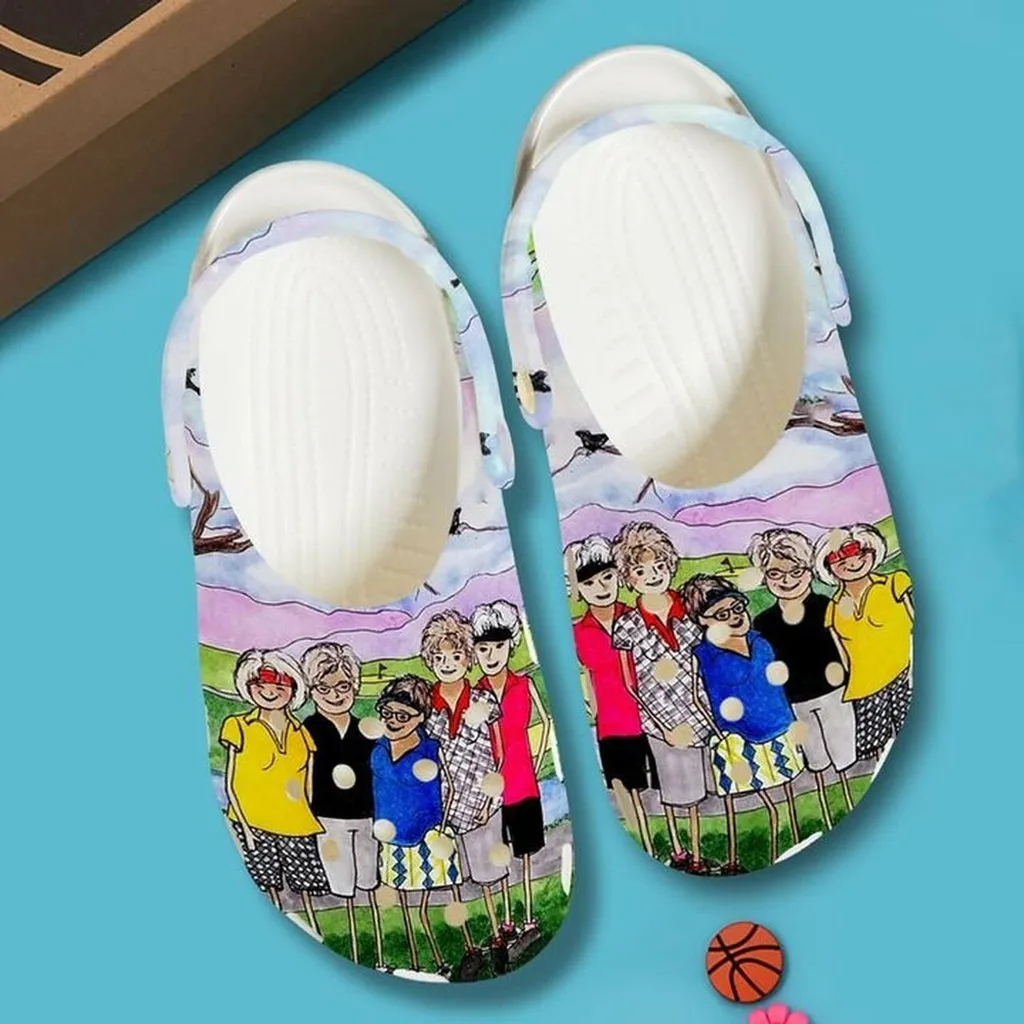 Funny Golf Buddies 102 Gift For Lover Rubber Crocs Clog