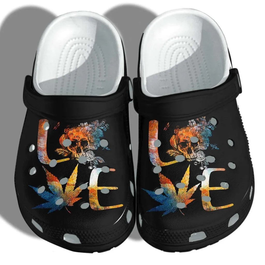 Funny Tattoo Love Crocs Classic Clogs