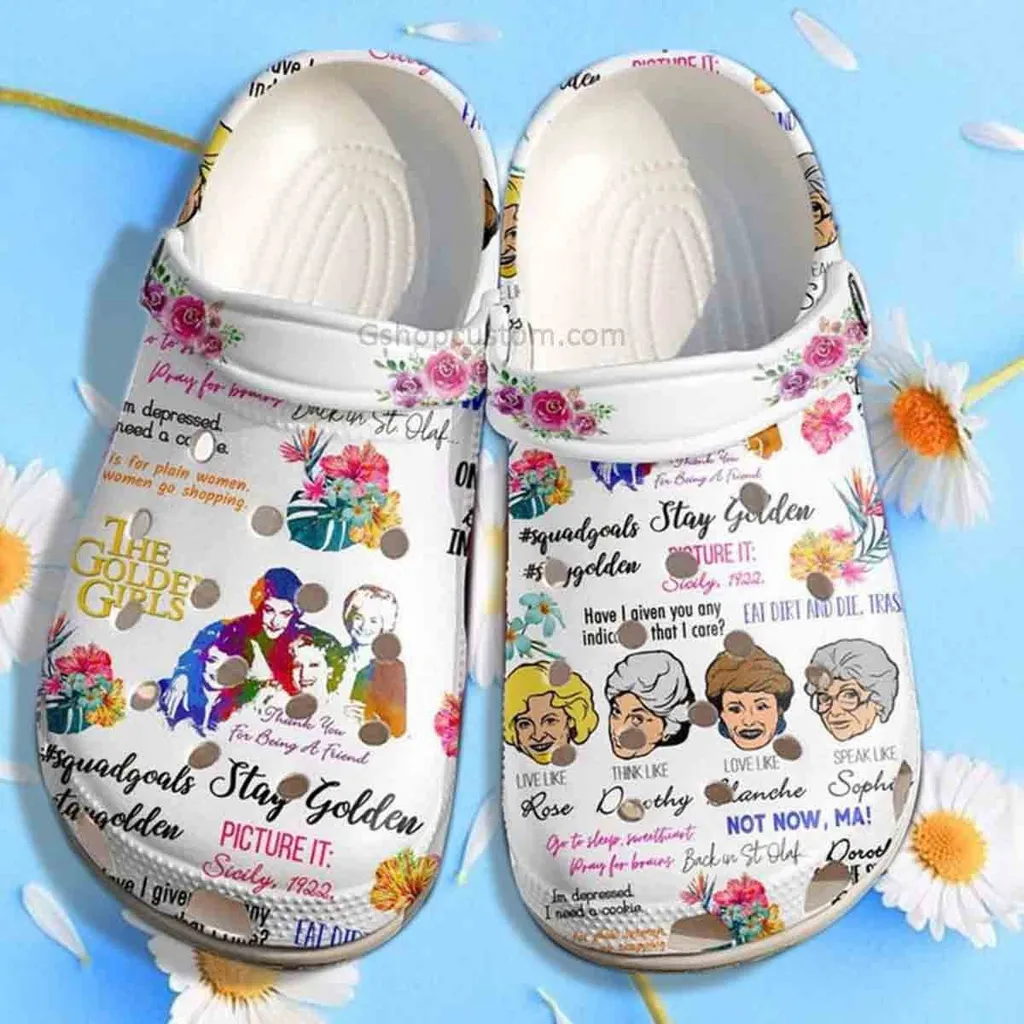 Funny The Golden Girls Crocs