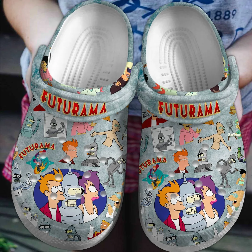 Futurama TV Series Crocs Clogs