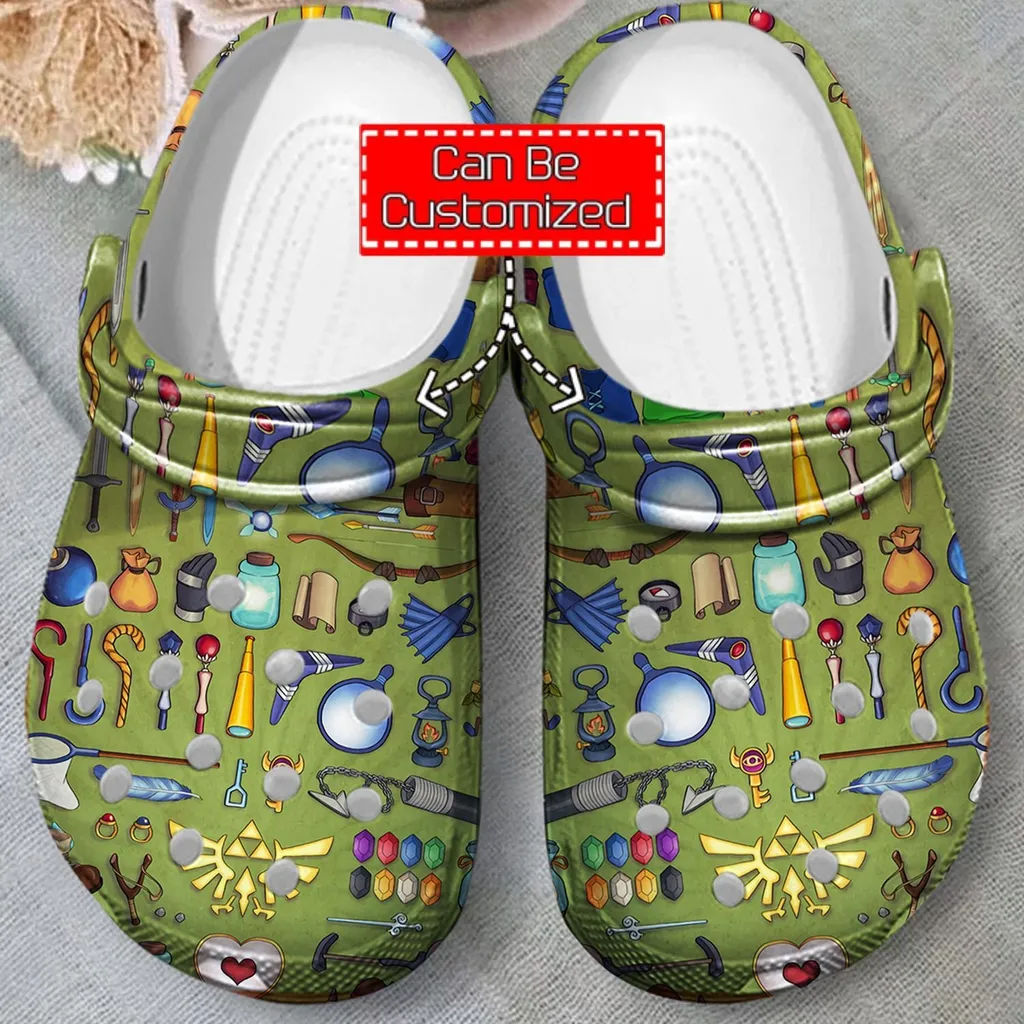 Game Pattern Crocs Clog