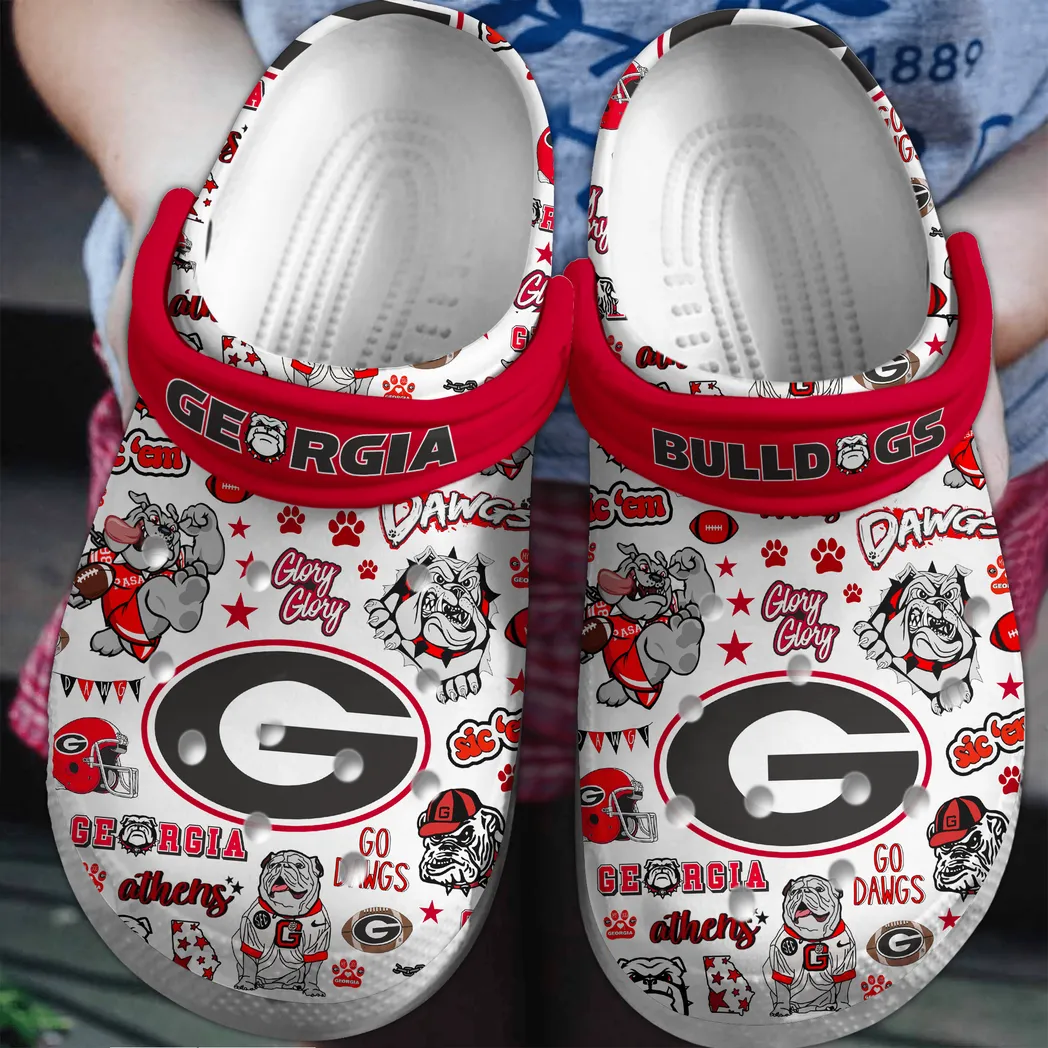 Georgia Bulldogs NCAA Sport Crocs Clogs