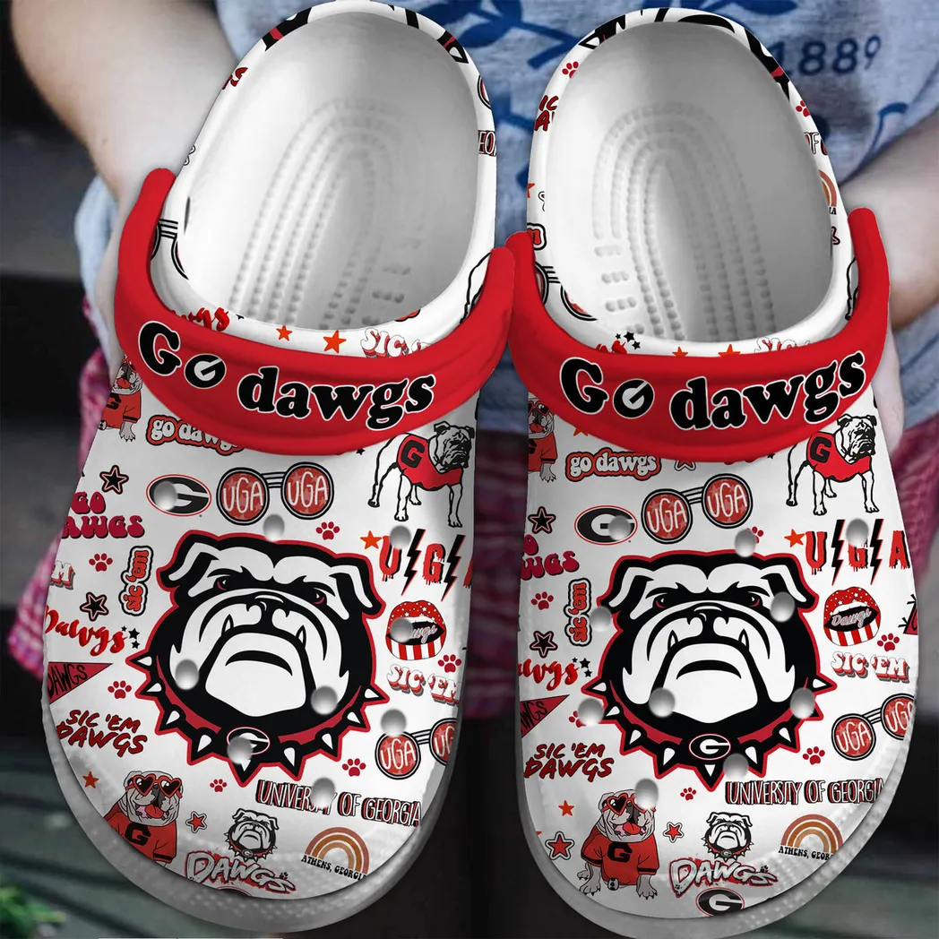 Georgia Bulldogs NCAA Sport Crocs Clogs