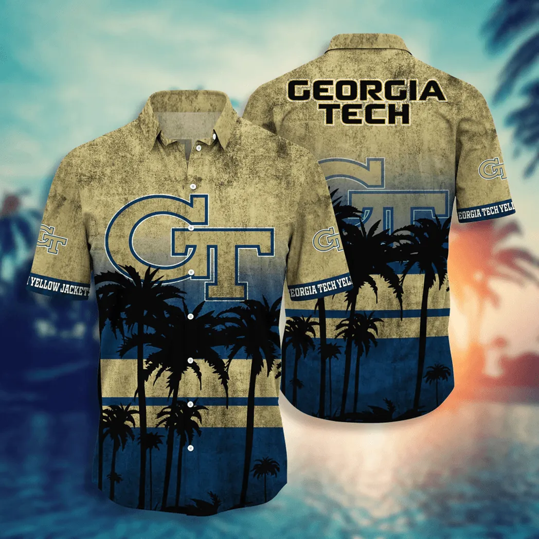 Georgia Tech Yellow Jackets Aloha Hawaiian Shirt, Style Hot Trending Summer VPHWA2451153837