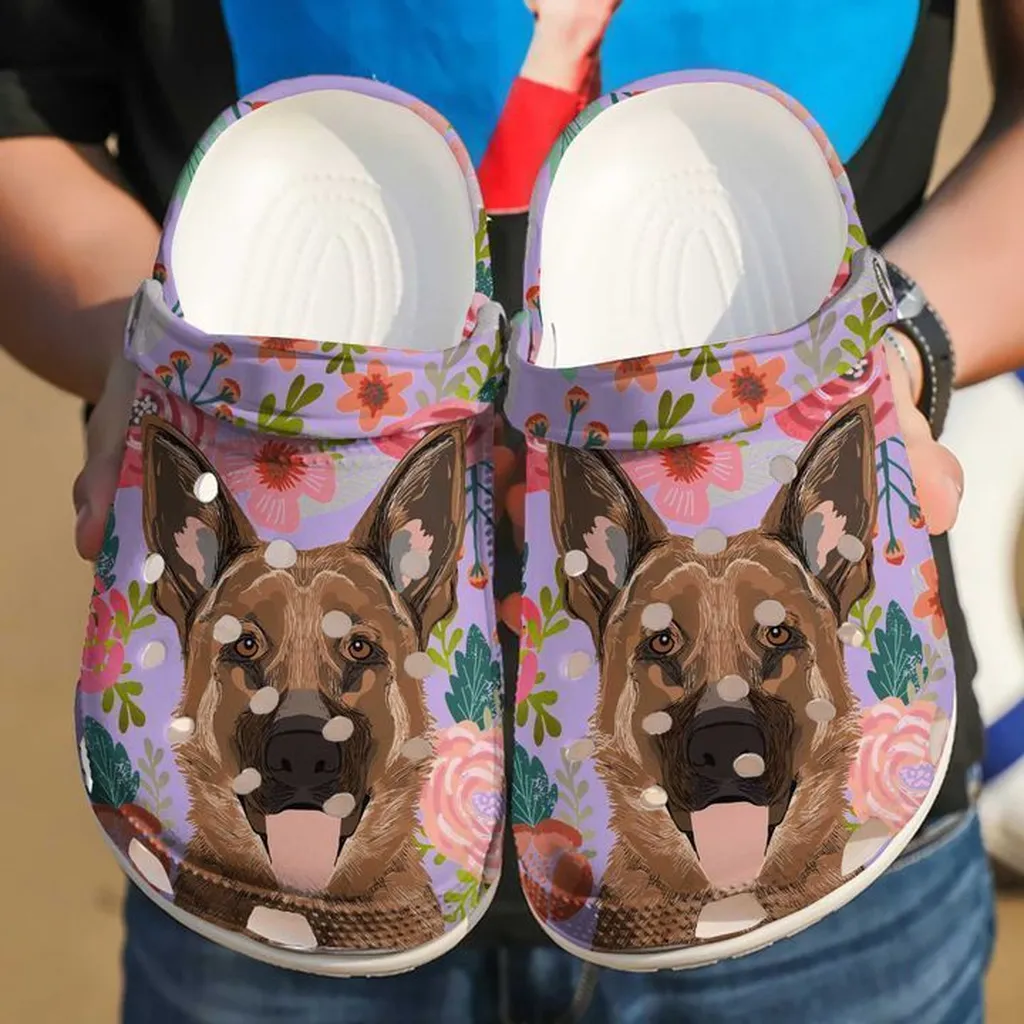 German Shepherd Cute Crocs Clog