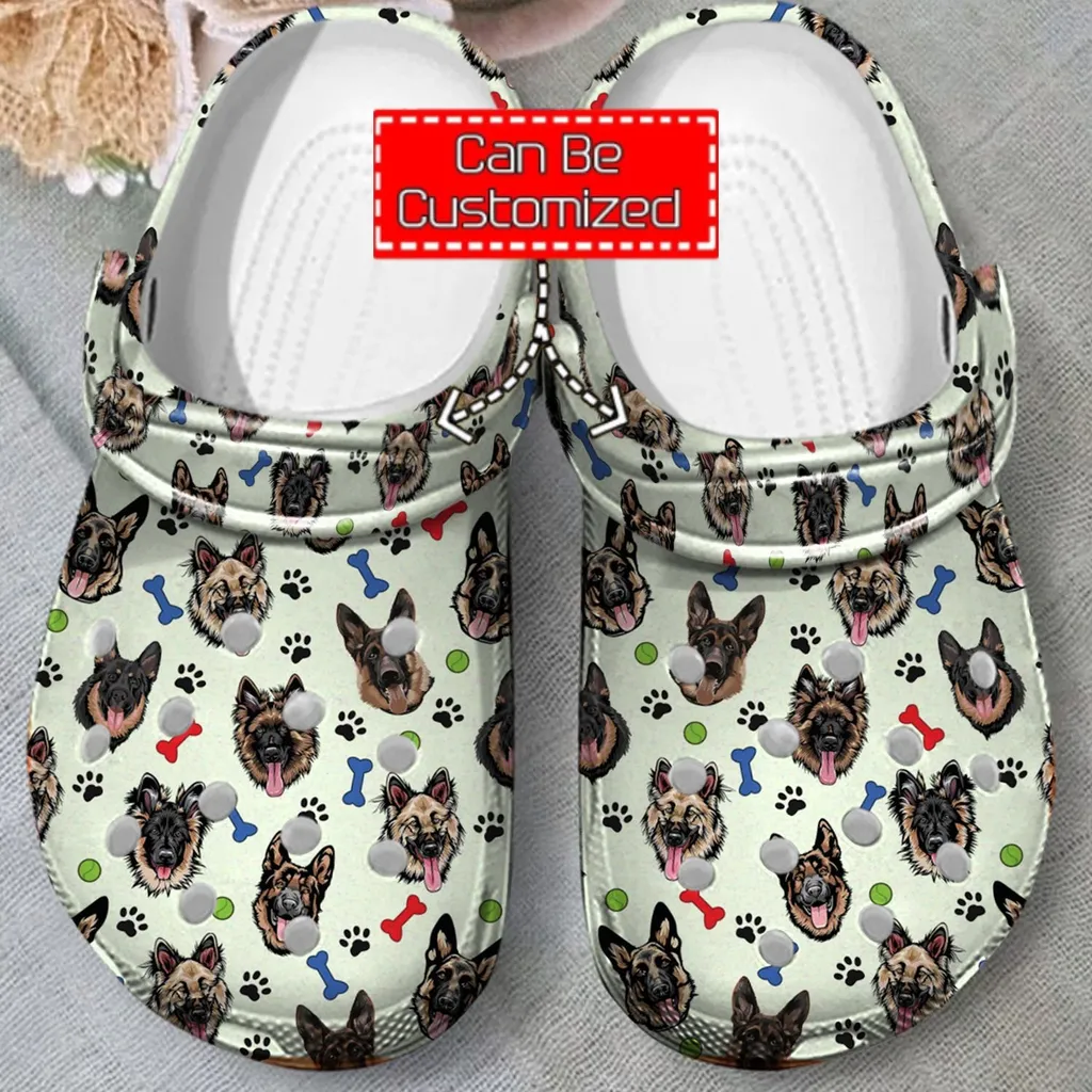 German Shepherds Pattern Crocs Clog