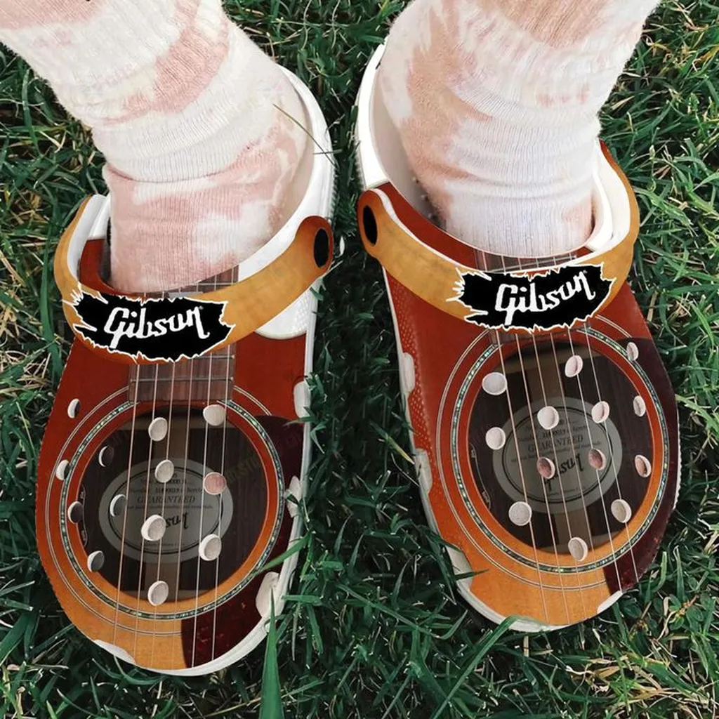 Gibson Guitar Crocs, Personalized Crocs Classic Clogs