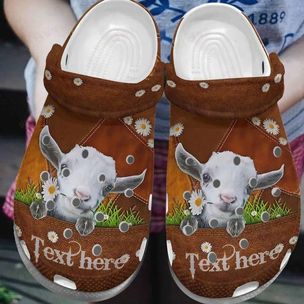 Goat Personalized Easily Distracted By Goats Crocs Classic Clogs