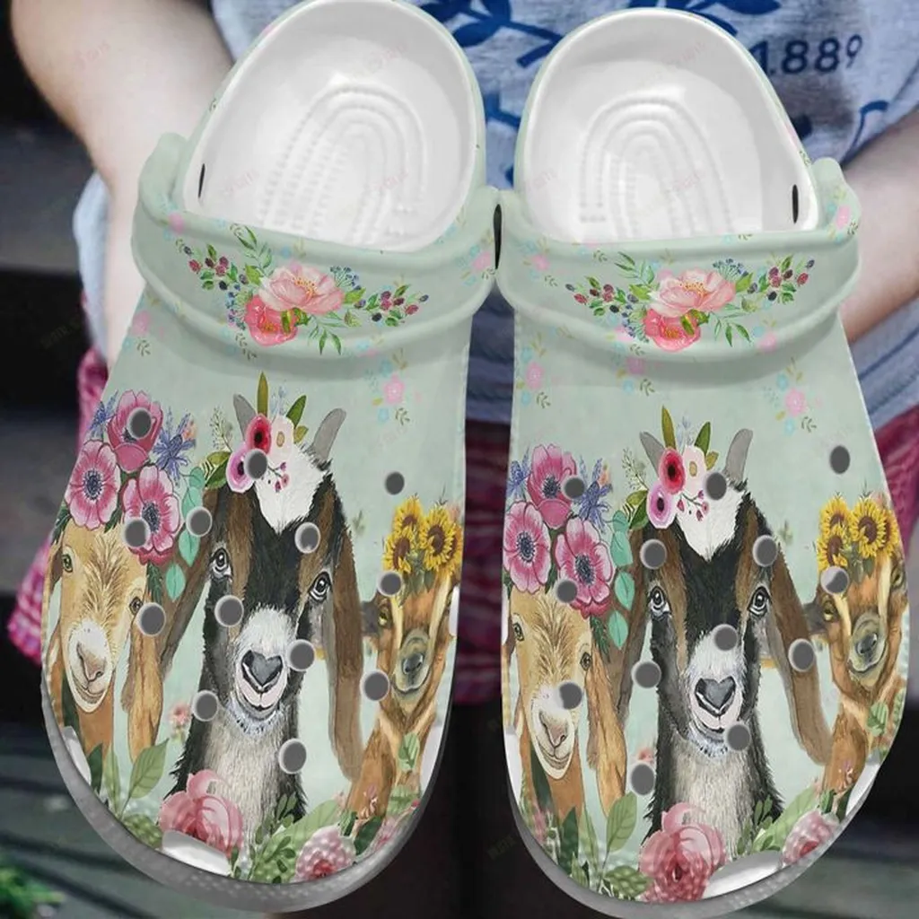 Goat Three Little Goats Crocs, Personalized Crocs Classic Clogs