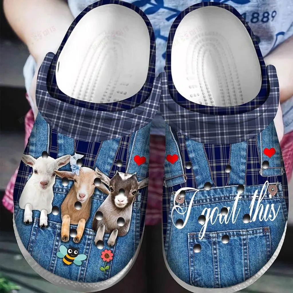 Goat White Sole I Goat This Crocs Classic Clogs