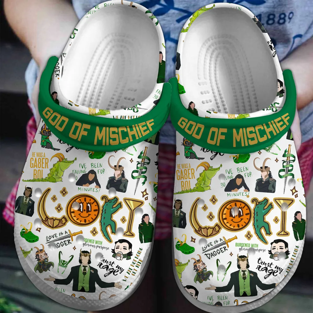 God of Mischief Movie Crocs Clogs