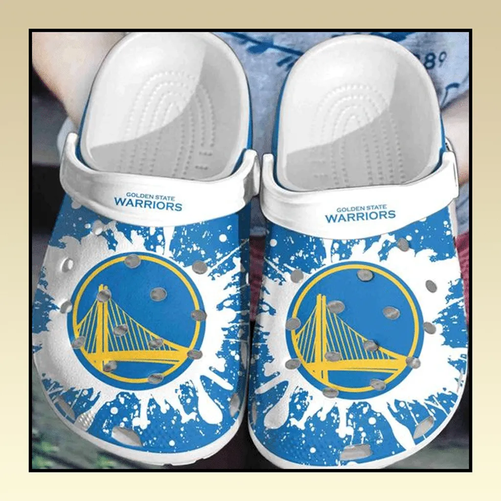 Golden State Warriors Crocs Crocband Clog