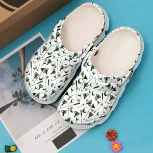 Golf Pattern Crocs Clog