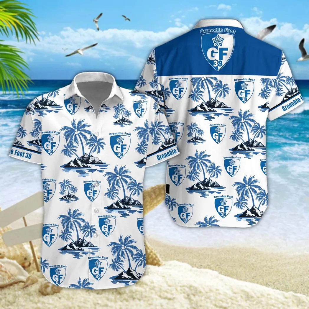 Grenoble Foot 38 Hawaiian Shirt Style Classic Oversized Hawaiian, Unisex Hawaiian Shirt Trending Summer