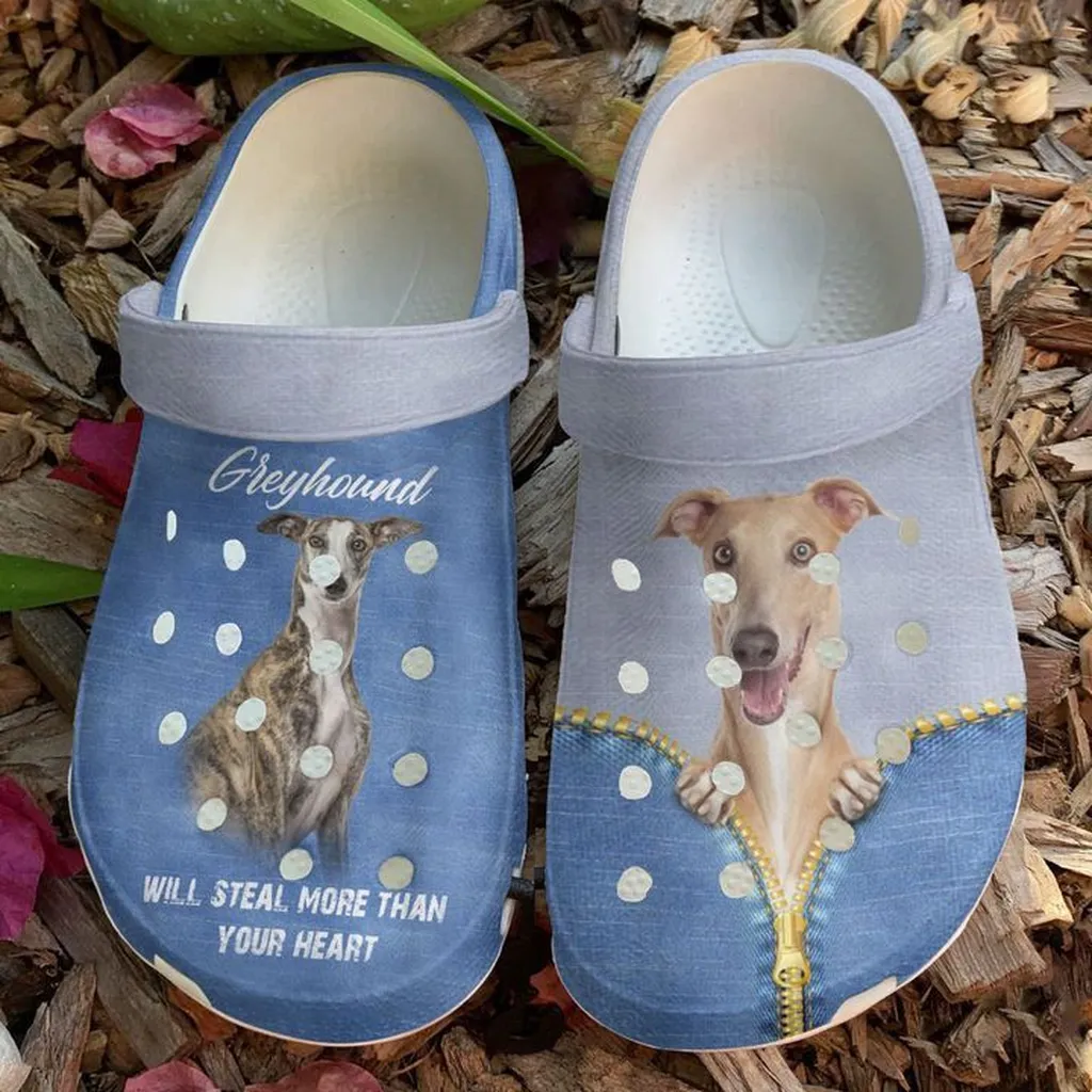 Greyhound Love Crocs Classic Clogs