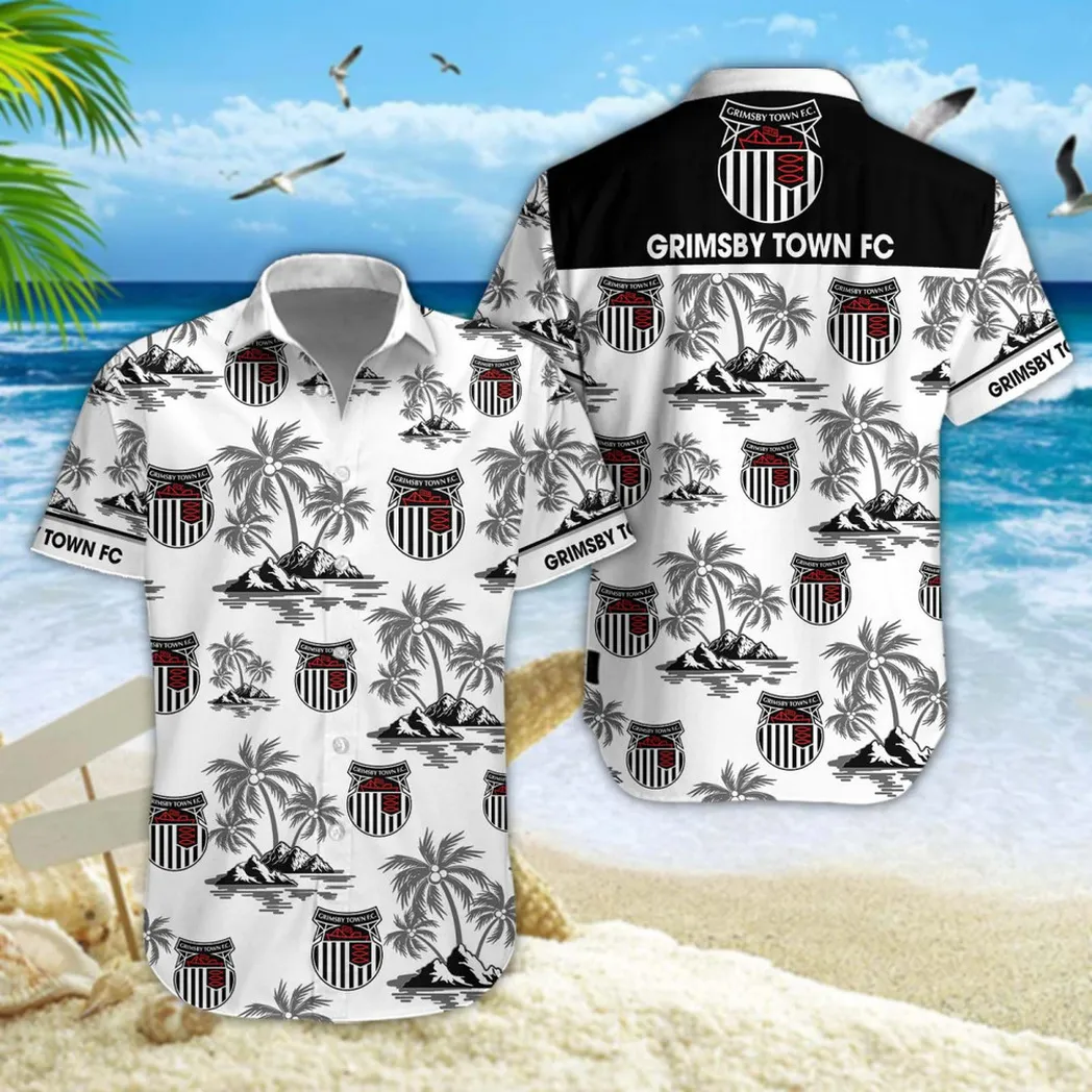 Grimsby Town Hawaiian Shirt Style Classic Oversized Hawaiian