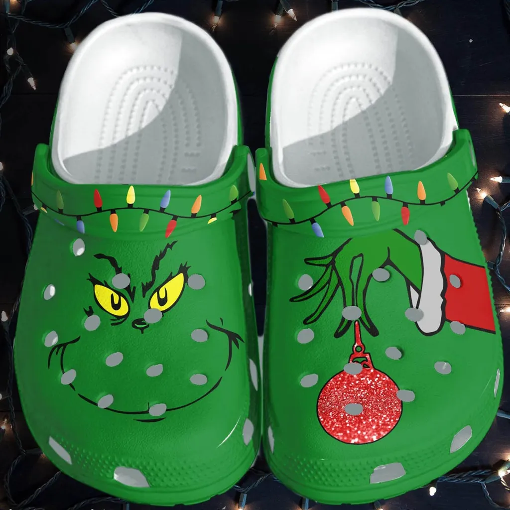 Grinch Christmas Crocs Crocband Clog