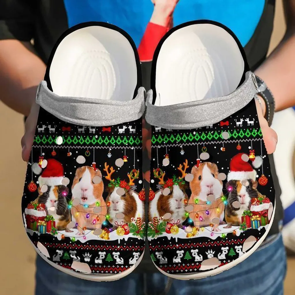 Guinea Pig Christmas Crocs Clog