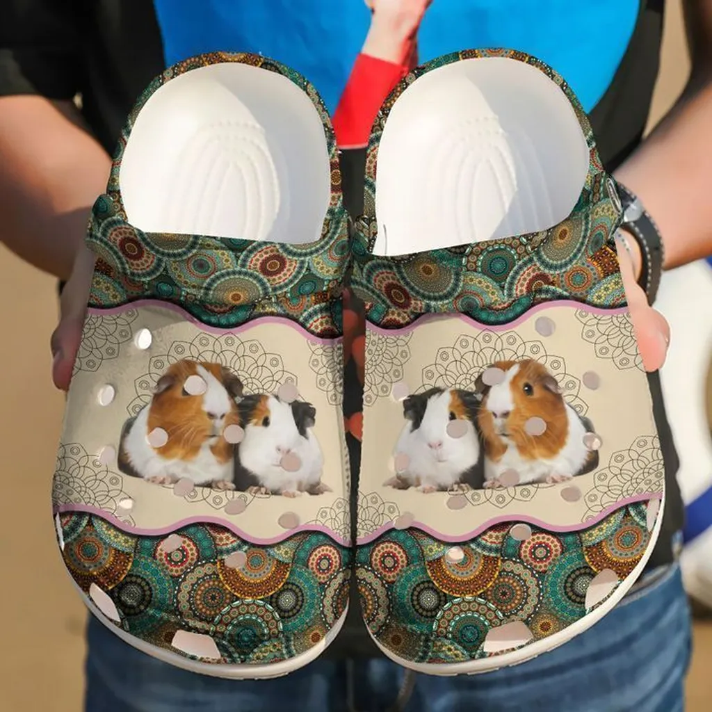 Guinea Pig Indian Boho Crocs Clog