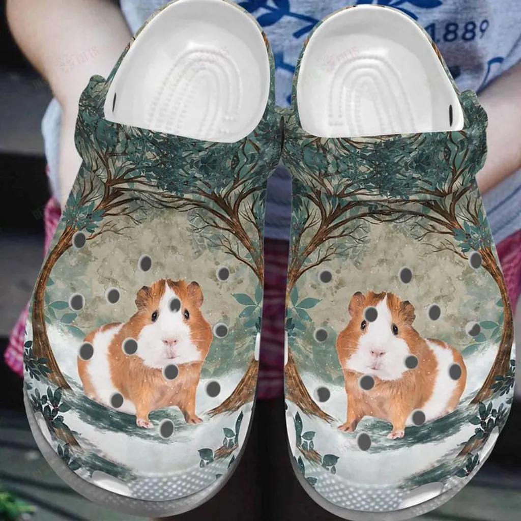 Guinea Pig Winter Guinea Pig Crocs Classic Clogs