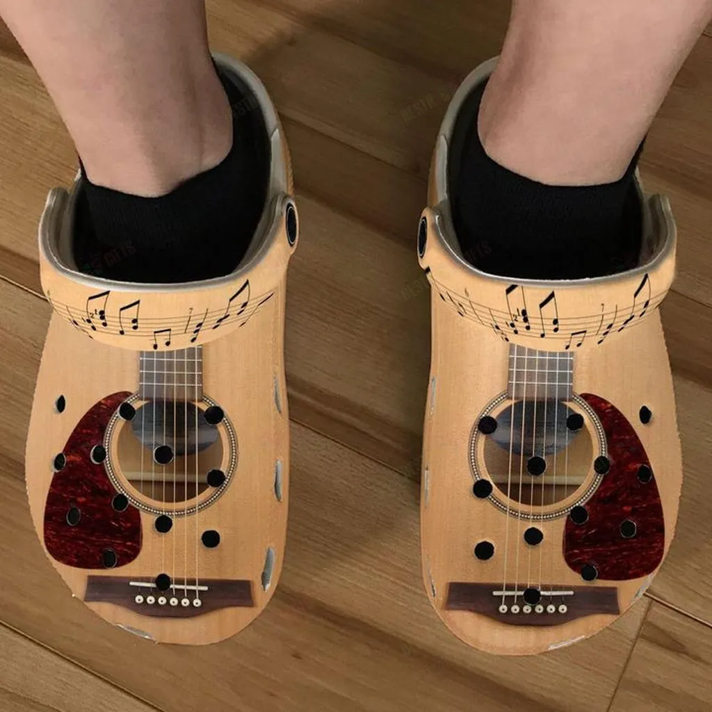 Guitar Crocs, Personalized Crocs Classic Clogs