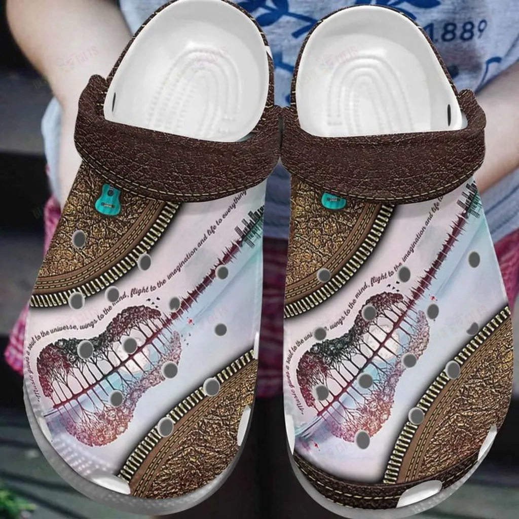 Guitar Only You Crocs, Personalized Crocs Classic Clogs