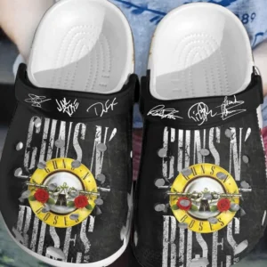 Guns N Roses Crocs Crocband Clog