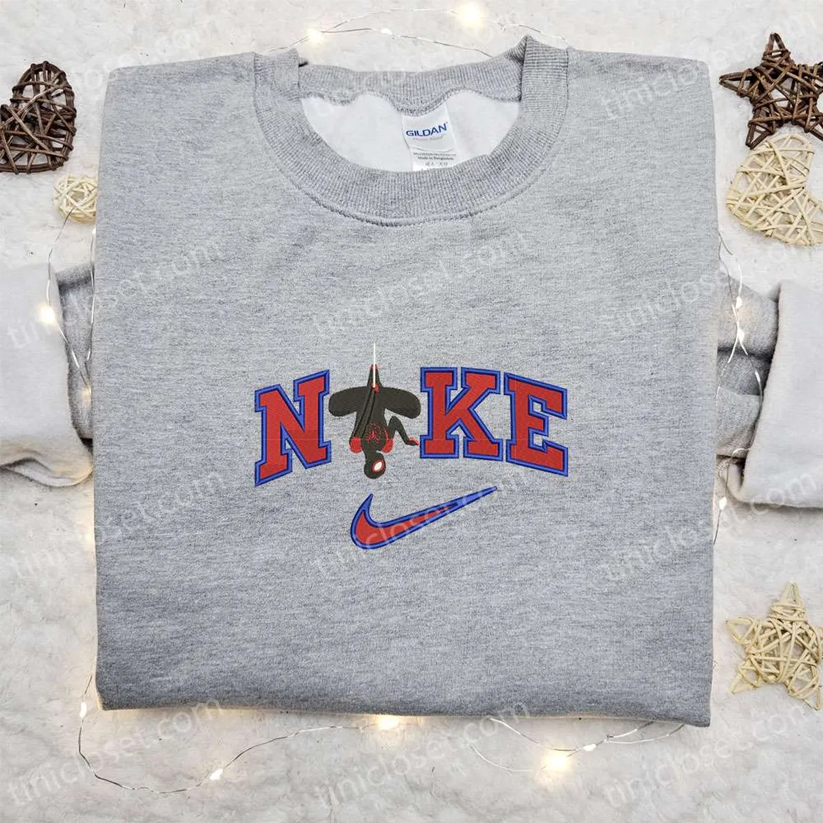 Gwen x Nike Movie Embroidered Sweatshirt, Marvel Cinematic Universe Embroidered Shirt, Best Gift Ideas for Family