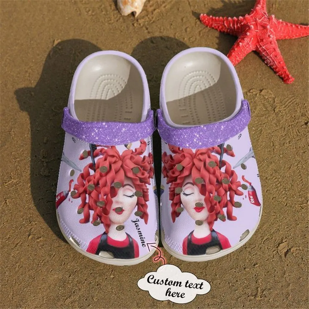 Hairstylist Personalized Hair Hustler Crocs Clog