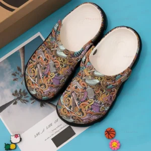 Hairstylist Tools Art Gift For Lover Rubber Crocs Clog