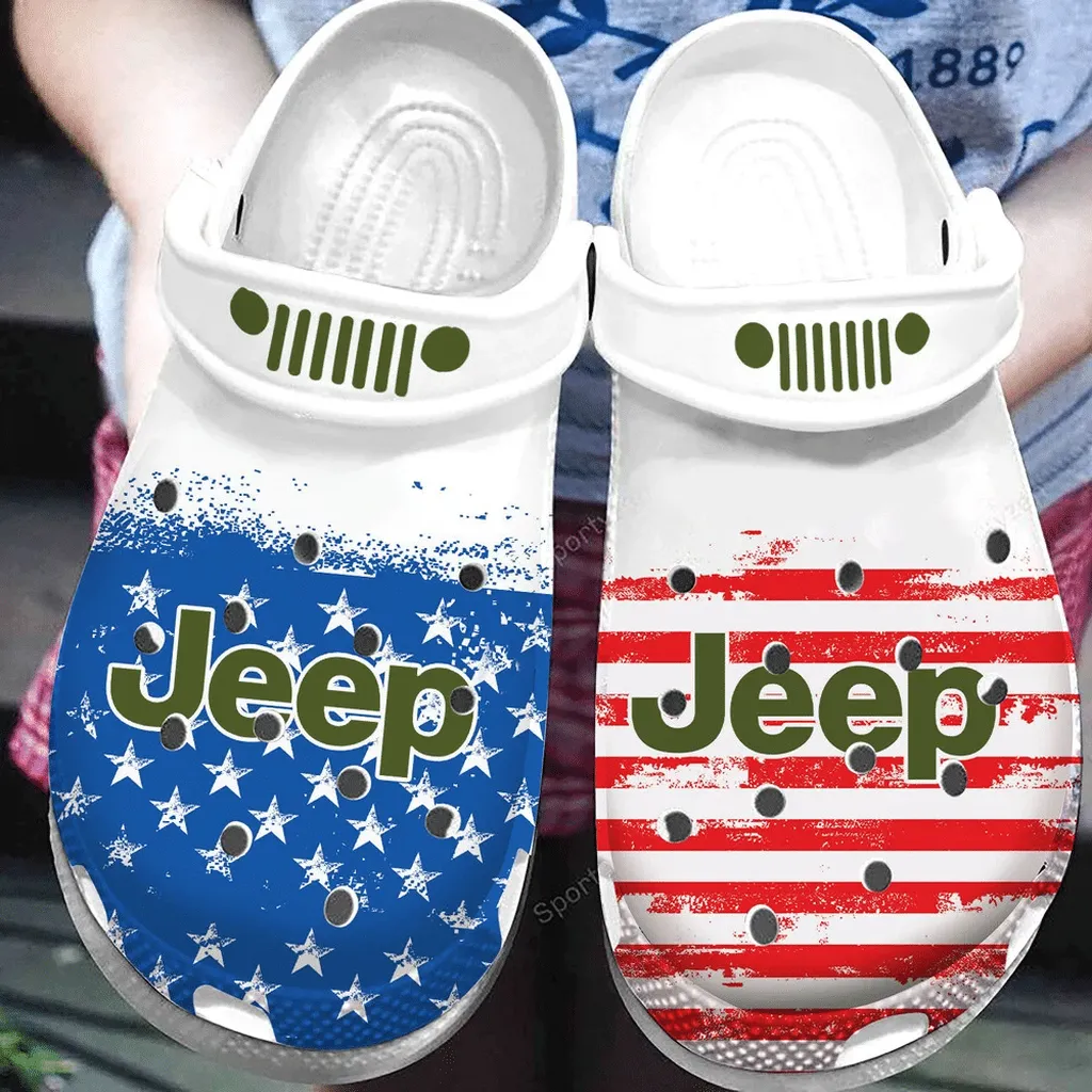 Half N Half Jp American Flag Clog