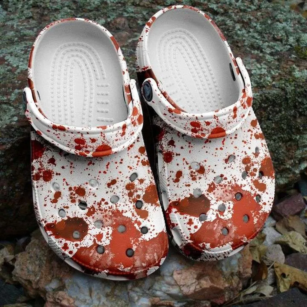 Halloween Blood Stains Crocs Crocband Clogs