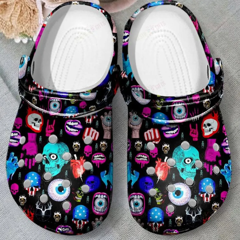 Halloween Horror Crocs, Personalized Crocs Classic Clogs