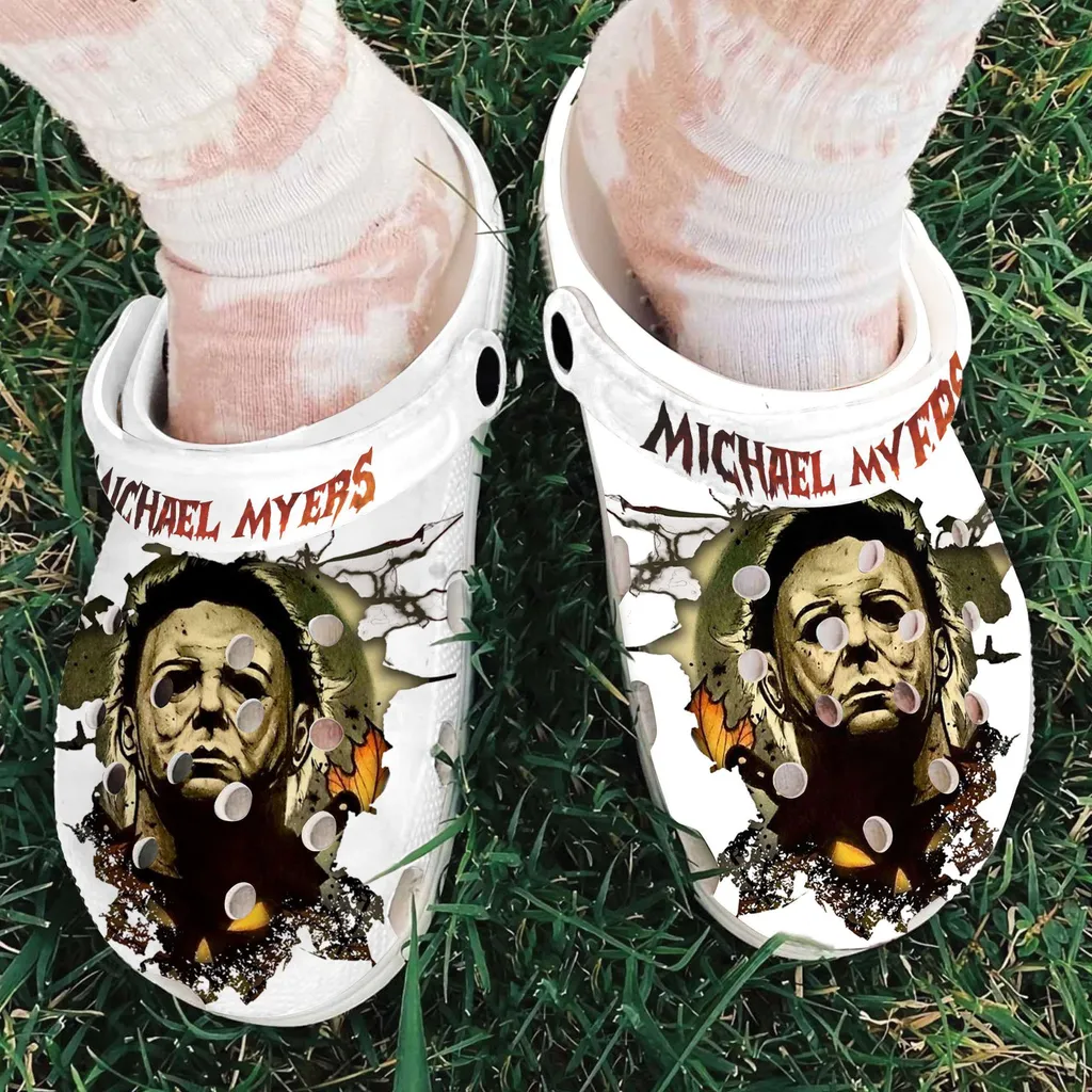 Halloween Michael Myers Murder Crocs Crocband Clogs