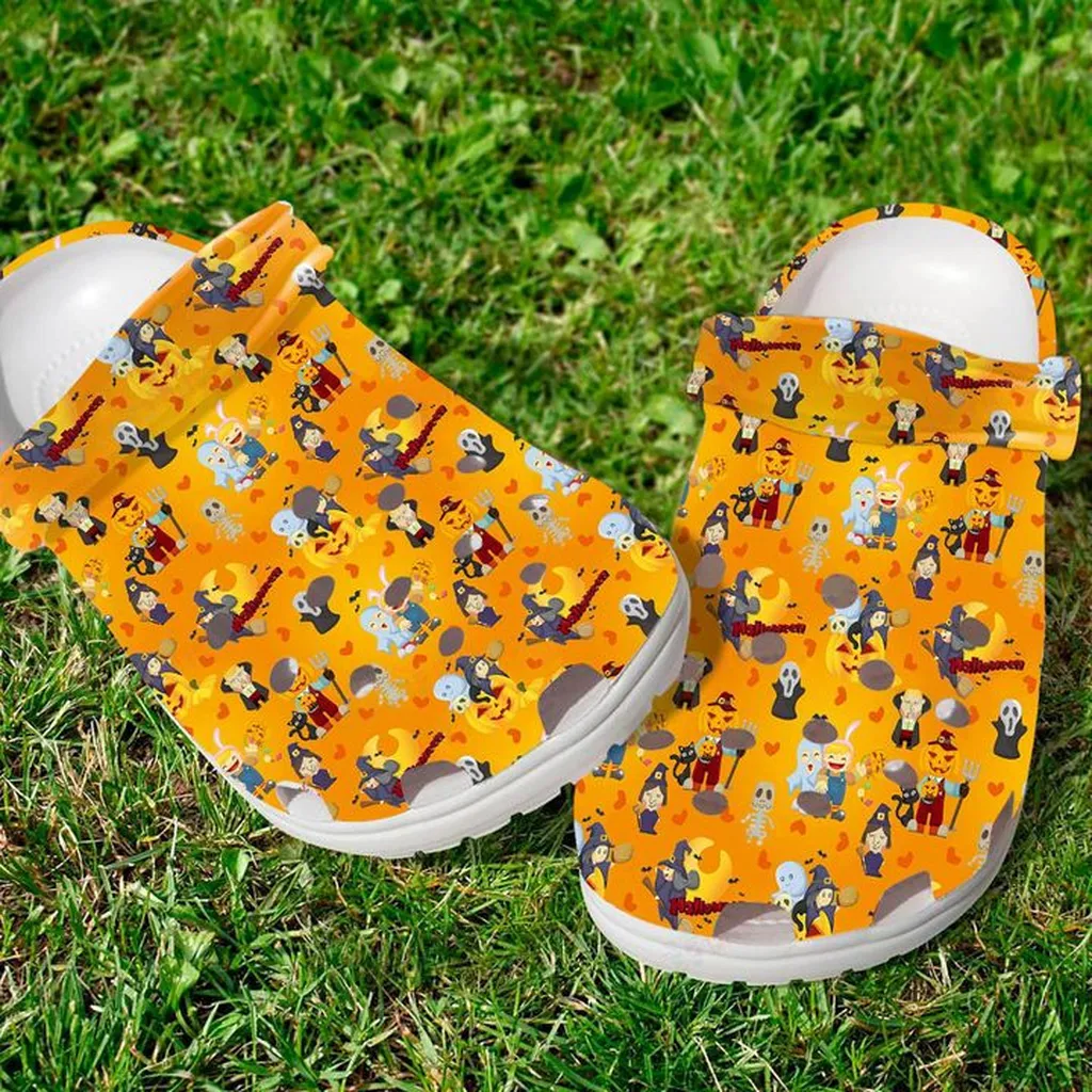 Halloween Monster Crocs Classic Clogs