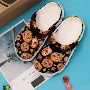 Halloween Scary Pumpkin Crocs Classic Clogs