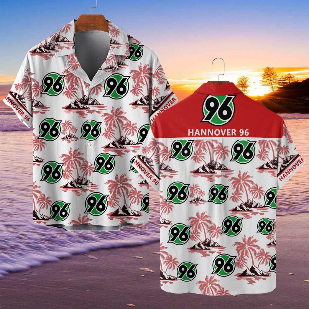 Hannover 96 Hawaiian Shirt Style Classic Oversized Hawaiian, Unisex Hawaiian Shirt